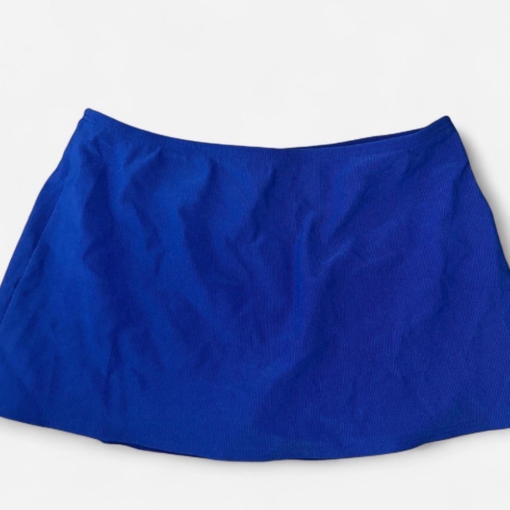 L.L. Bean Vibrant Blue Mini Skirt